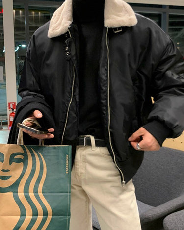 GS No. 55 Korean Modern Bomber Jacket - Gentleman's Seoul