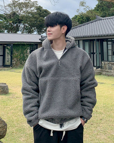 GS No. 63 Plush Quarter Zip Pullover - Gentleman's Seoul