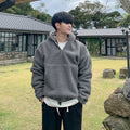 GS No. 63 Plush Quarter Zip Pullover - Gentleman's Seoul -