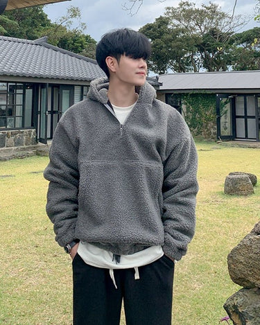 GS No. 63 Plush Quarter Zip Pullover - Gentleman's Seoul -