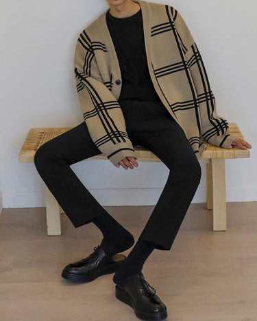 GS No. 66 Korean Loose Cardigan - Gentleman's Seoul