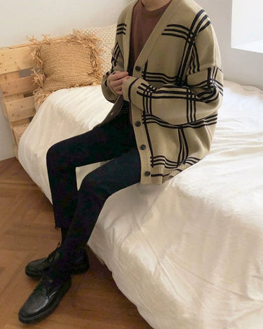 GS No. 66 Korean Loose Cardigan - Gentleman's Seoul -