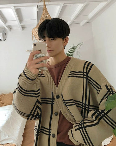 GS No. 66 Korean Loose Cardigan - Gentleman's Seoul -