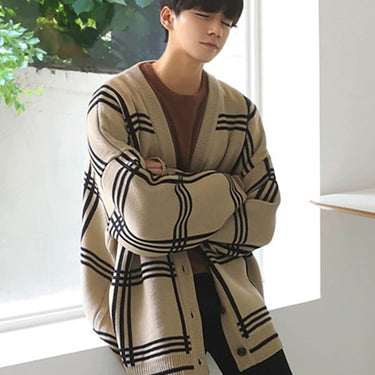 GS No. 66 Korean Loose Cardigan - Gentleman's Seoul -