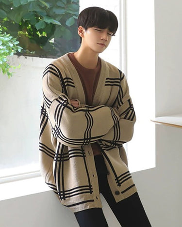 GS No. 66 Korean Loose Cardigan - Gentleman's Seoul -