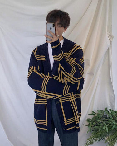 GS No. 66 Korean Loose Cardigan - Gentleman's Seoul