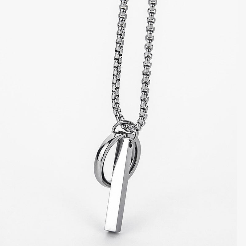 GS No. 69 Ring Necklace - Gentleman's Seoul