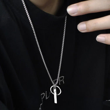 GS No. 69 Ring Necklace - Gentleman's Seoul