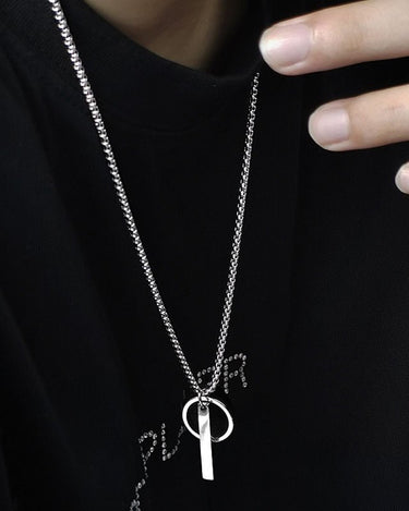 GS No. 69 Ring Necklace - Gentleman's Seoul