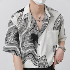 GS No. 73 Textured Short-sleeves Shirt – Gentleman's Seoul