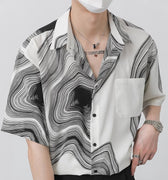 GS No. 73 Textured Short-sleeves Shirt - Gentleman's Seoul -