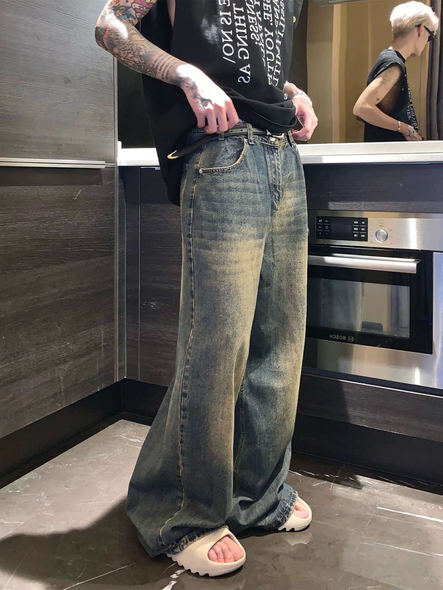GS No. 75 Korean Loose Jeans – Gentleman's Seoul