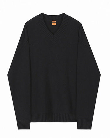 GS No. 77 Korean V-neck Sweater - Gentleman's Seoul -