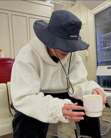 GS No. 85 Tweed Loose Hoodie - Gentleman's Seoul -