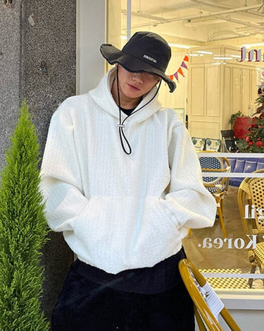 GS No. 85 Tweed Loose Hoodie - Gentleman's Seoul -