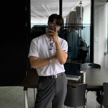 GS No. 88 Korean Oversized T-shirt - Gentleman's Seoul -