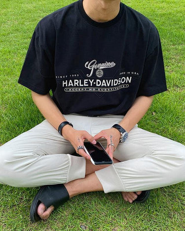 GS No. 90 Graphic Harley T-shirt - Gentleman's Seoul -