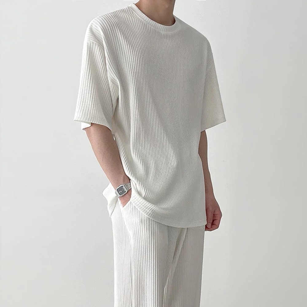 GS No. 91 Pleated T-shirt - Gentleman's Seoul -