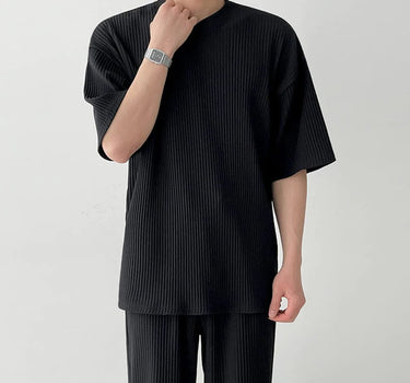 GS No. 91 Pleated T-shirt - Gentleman's Seoul -