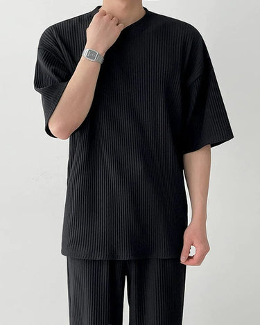 GS No. 91 Pleated T-shirt - Gentleman's Seoul -