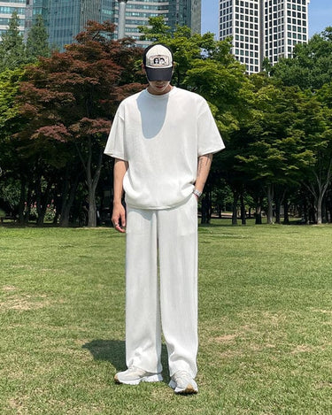 GS No. 91 Pleated T-shirt - Gentleman's Seoul -