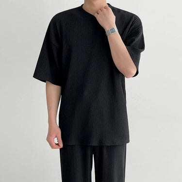 GS No. 91 Pleated T-shirt - Gentleman's Seoul -