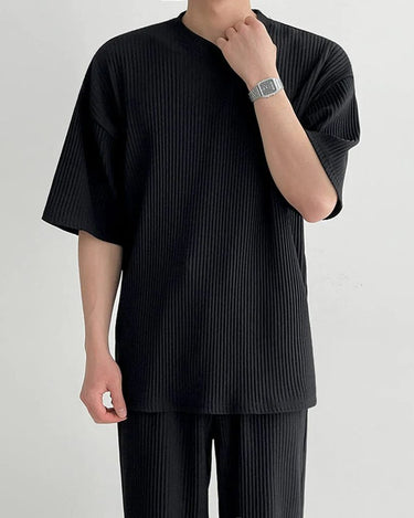 GS No. 91 Pleated T-shirt - Gentleman's Seoul -