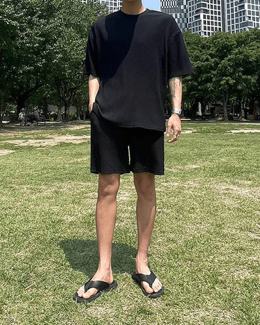 GS No. 92 Pleated Shorts - Gentleman's Seoul -