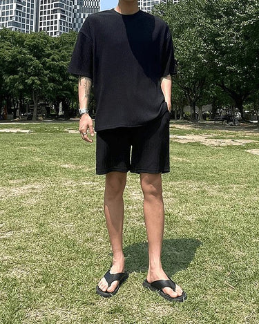 GS No. 92 Pleated Shorts - Gentleman's Seoul -