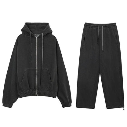GS No. 94 Grey Zip up Hoodie Sweatpants Gentleman s Seoul