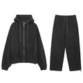 GS No. 94 Grey Zip-up Hoodie and Sweatpants - Gentleman's Seoul -