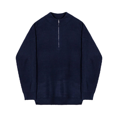 GS No. 96 Korean Loose Quarter-zip Pullover - Gentleman's Seoul -