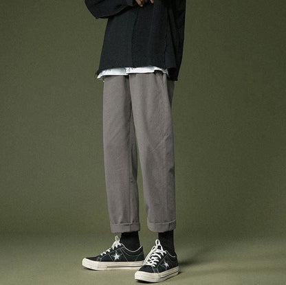 GS No. 98 Japanese Casual Cropped Pants - Gentleman's Seoul -
