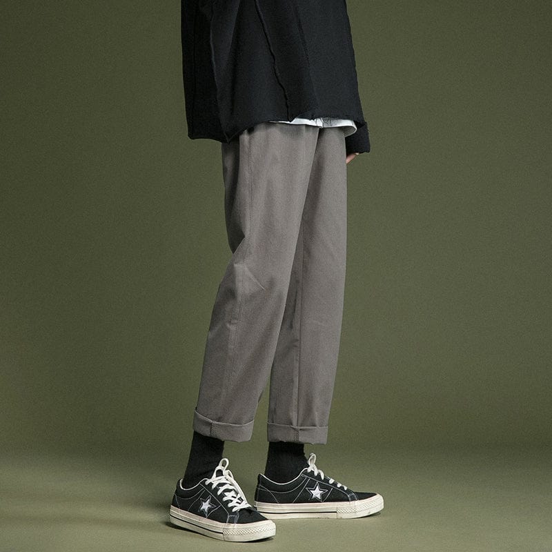 GS No. 98 Japanese Casual Cropped Pants - Gentleman's Seoul -